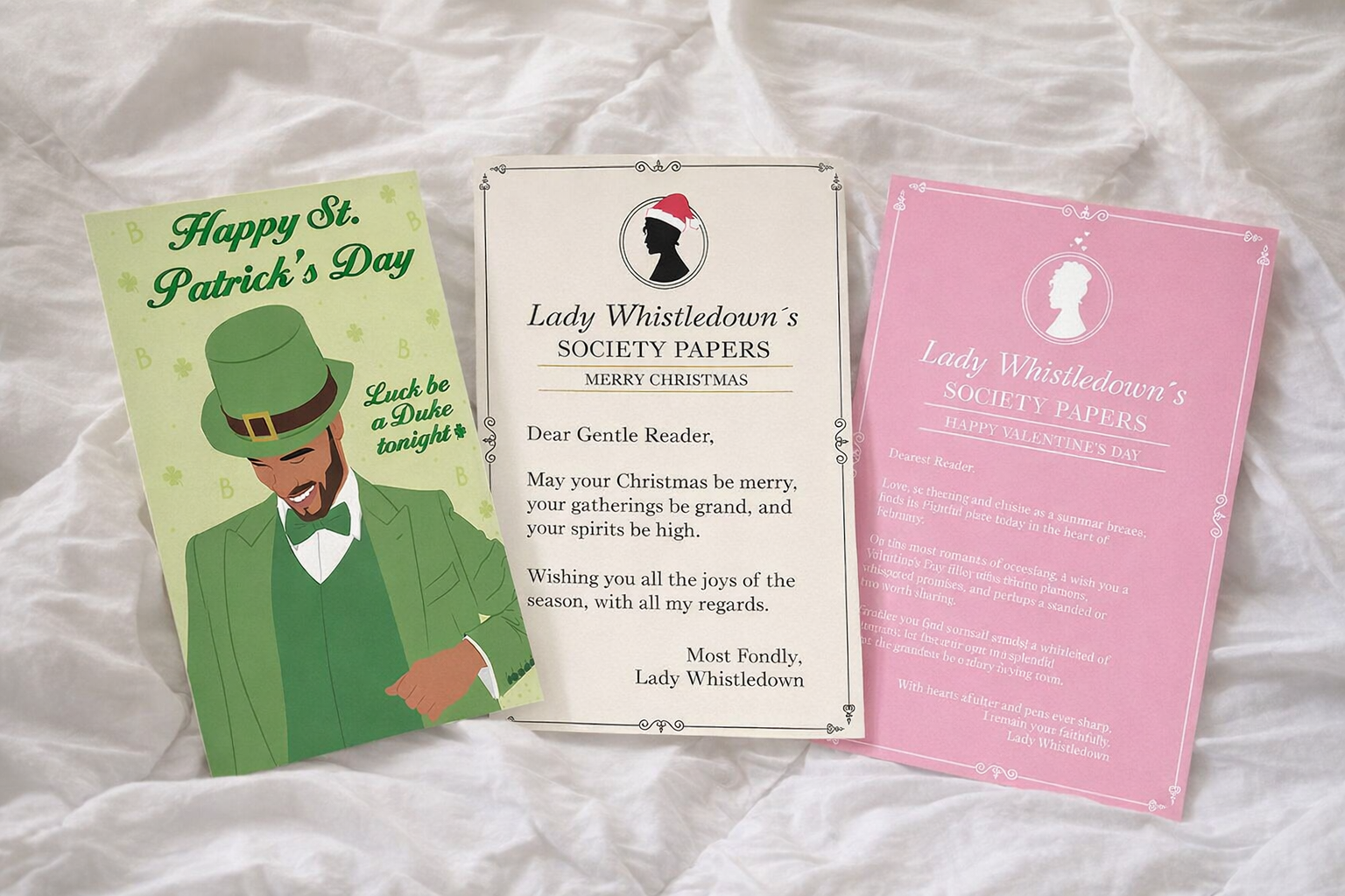Bridgerton Greetings Cards