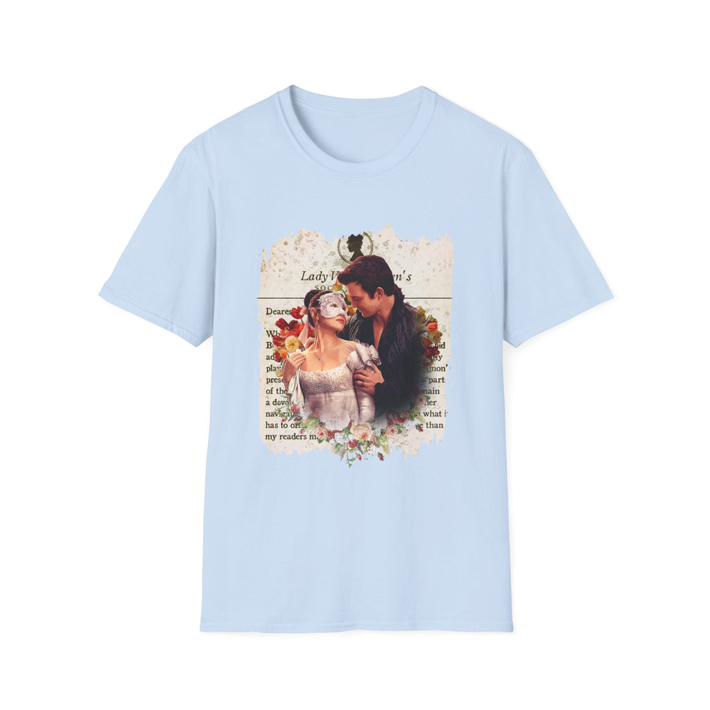 Benedict Bridgerton & The Lady In Silver Sophie Baek Lady Whistledown Society Papers T-Shirt