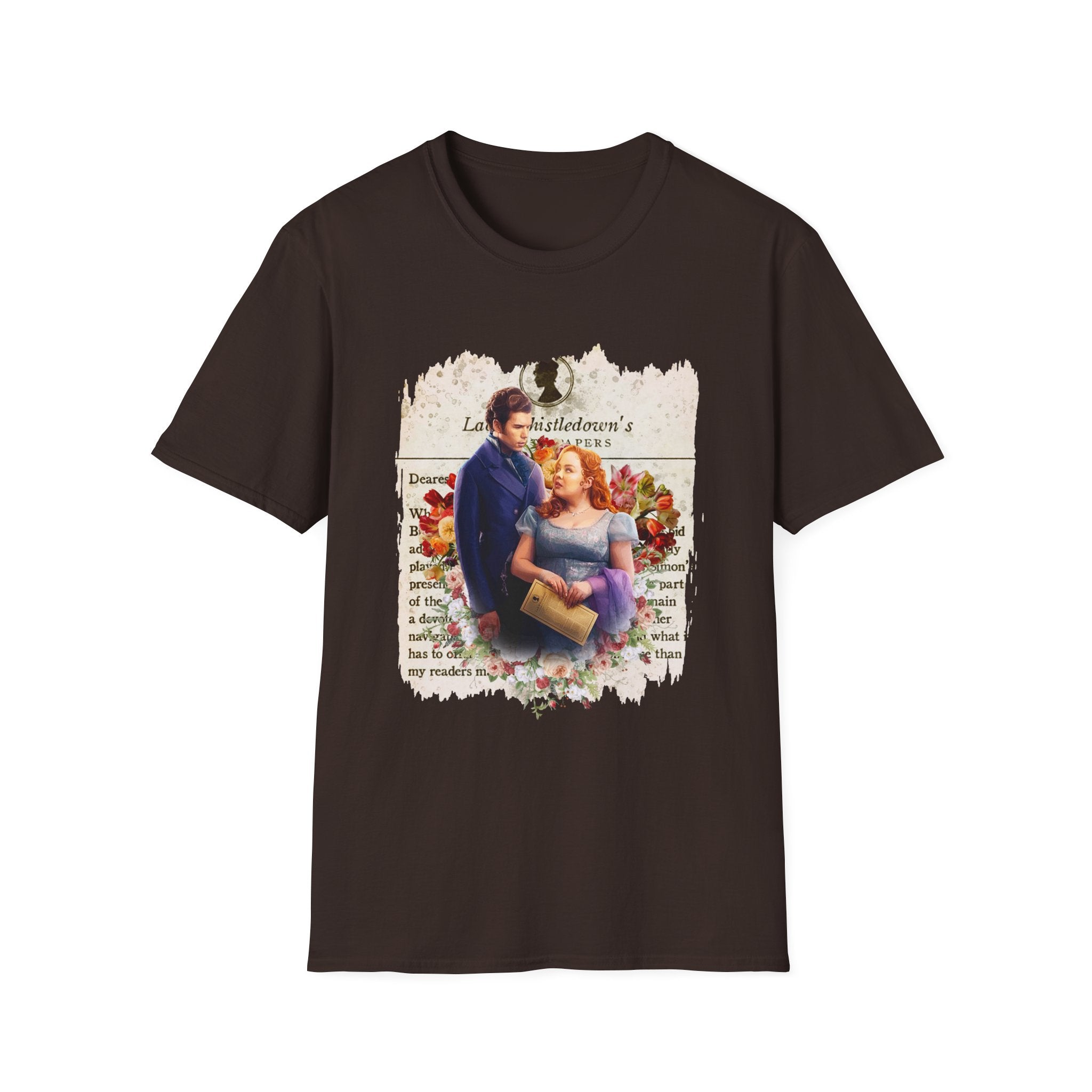 Colin Bridgerton & Penelope Featherington Lady Whistledown Society Papers Netflix T-Shirt