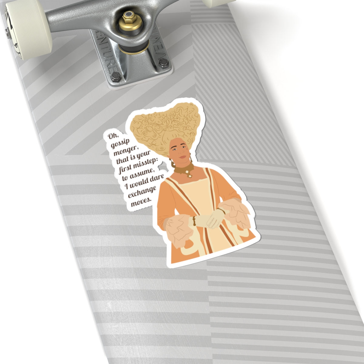 Oh Gossip Monger Queen Charlotte Bridgerton Netflix Sticker