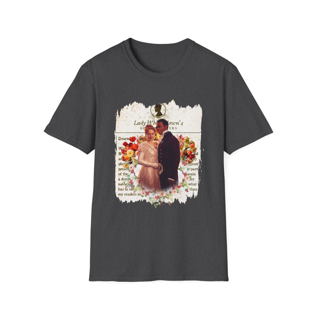 John Stirling & Francesca Bridgerton Stirling Lady Whistledown Society Papers Netflix T-Shirt