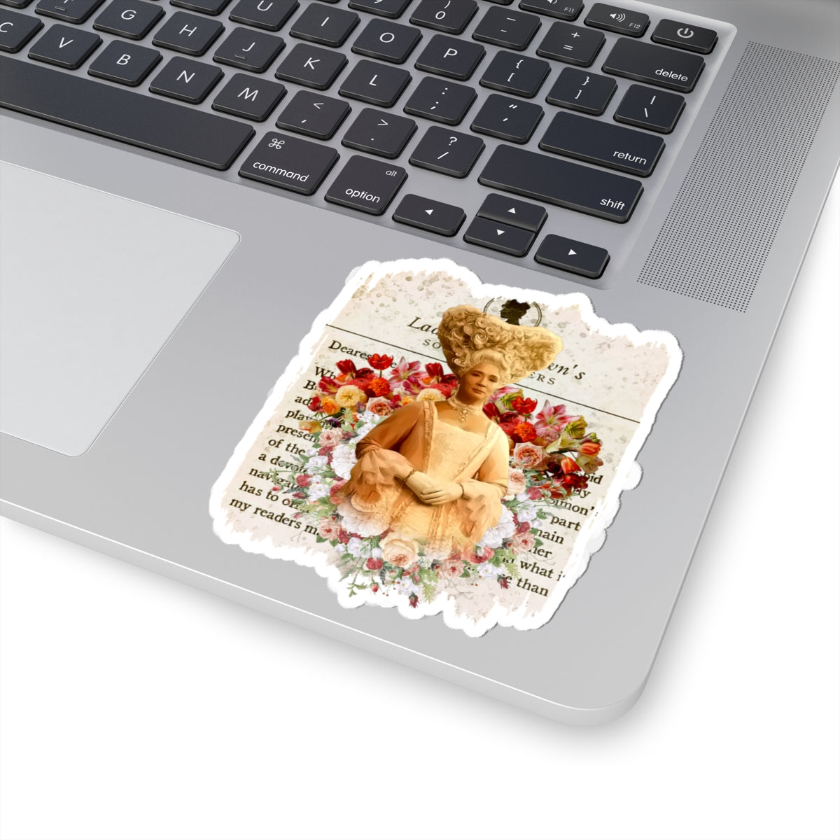 Queen Charlotte Heart Lady Whistledown Society Papers Bridgerton Netflix Sticker