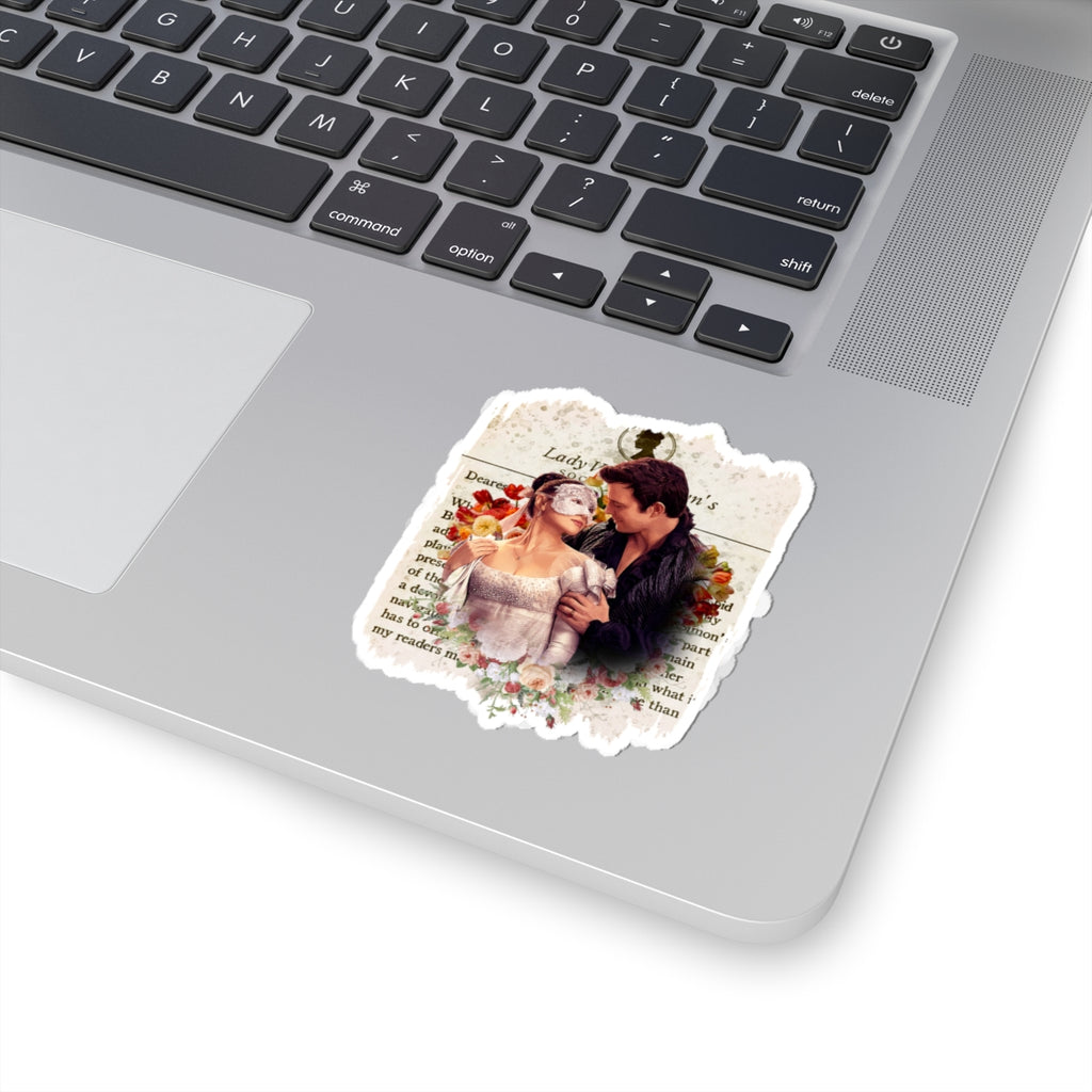 Benedict Bridgerton & The Lady In Silver Sophie Baek Lady Whistledown Society Papers Netflix Sticker