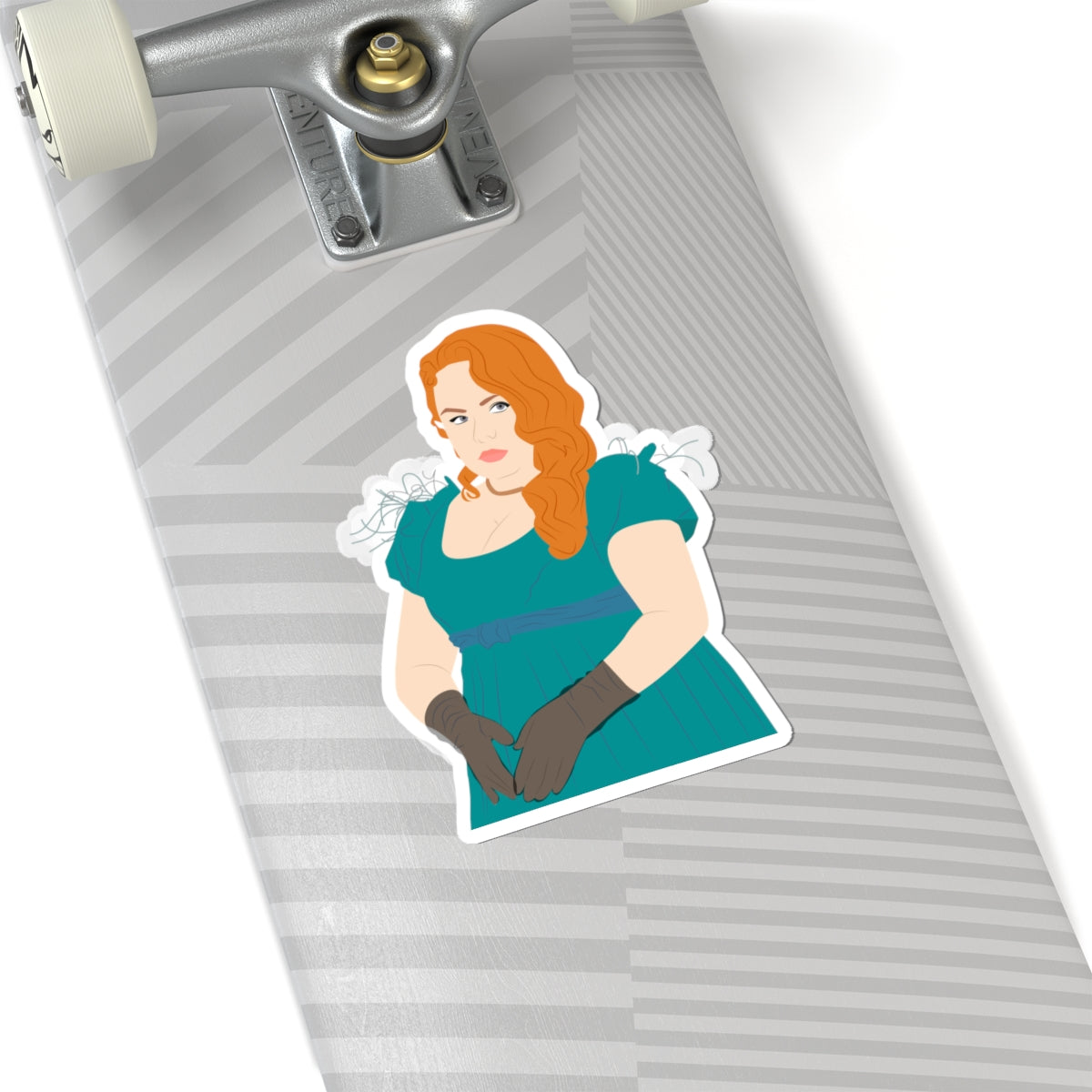 Penelope Featherington Emerald Dress Bridgerton Netflix Sticker