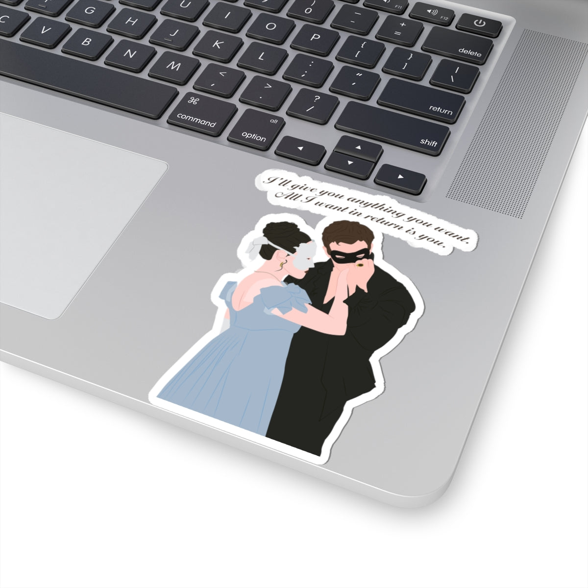 I'll Give You Anything You Want Benedict & Sophie Masquerade Ball Bridgerton Netflix Sticker