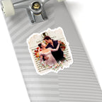 Benedict Bridgerton & Sophie Baek Lady In Silver Lady Whistledown Society Papers Netflix Sticker