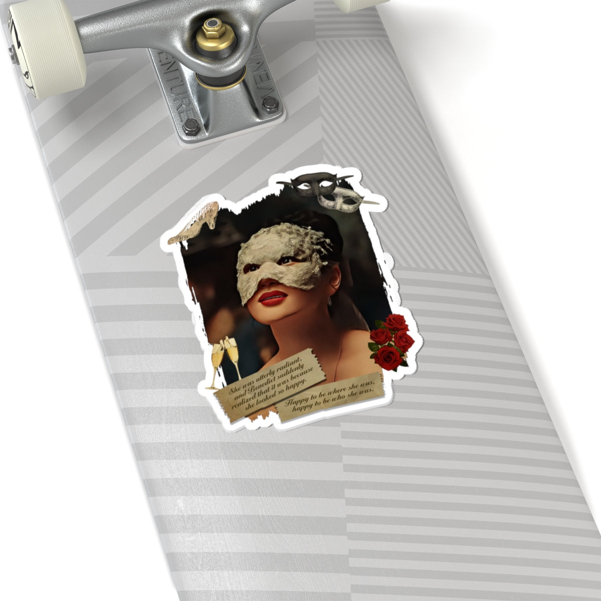 She Was Utterly Radiant Sophie Baek Masquerade Ball Quote Netflix Sticker