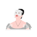 Sophie Baek Masquerade Ball Smile Quote Netflix Sticker