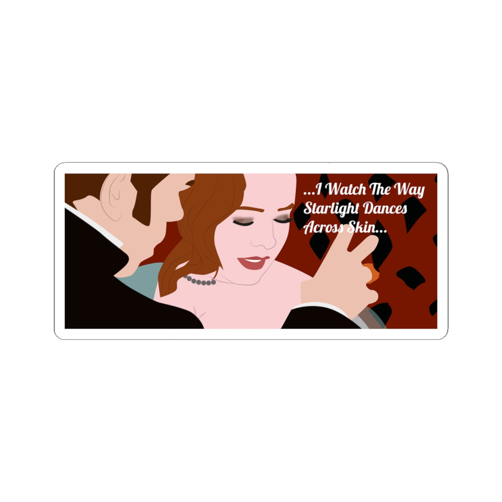 I Watched The Way Starlight Dances Across Skin Colin & Penelope Birdgerton Netflix Sticker