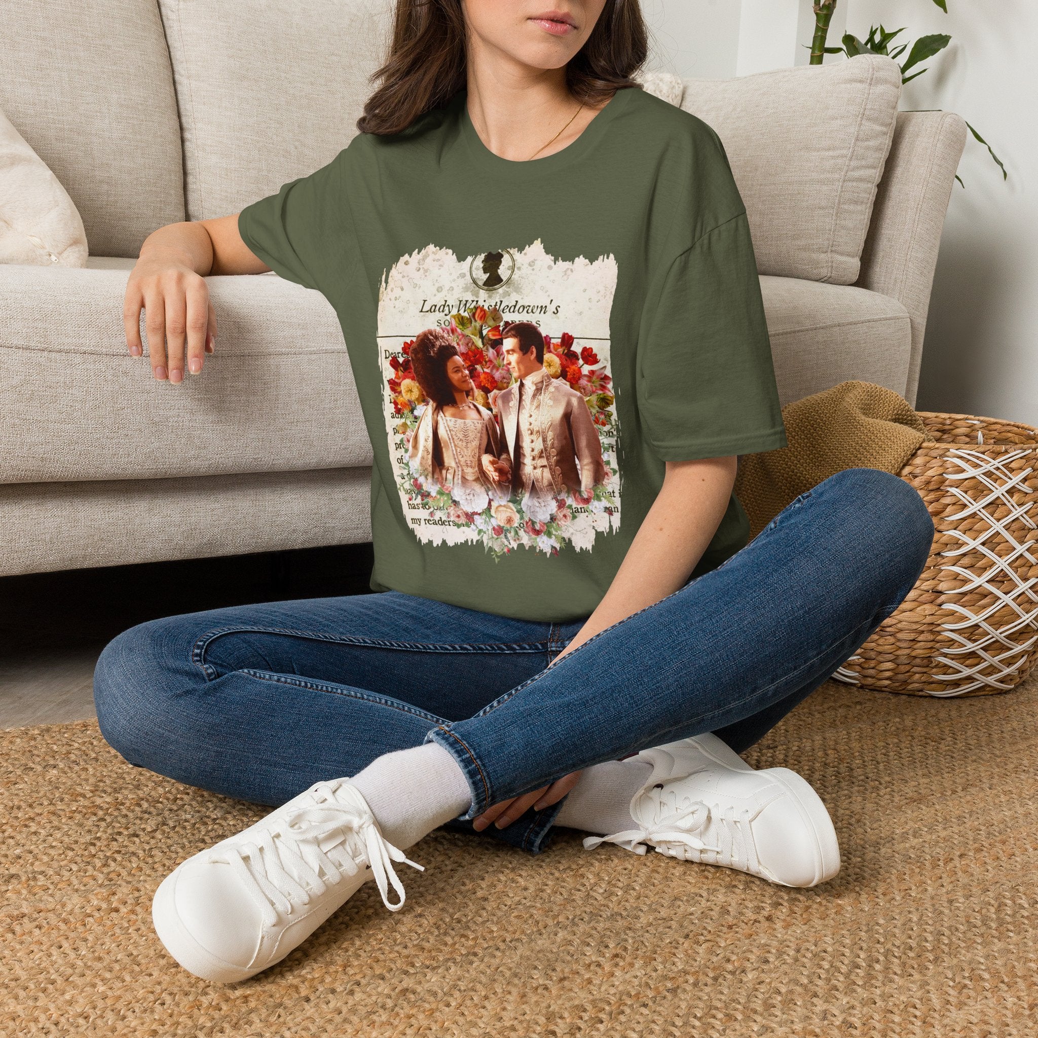 Young Queen Charlotte & King George Lady Whistledown Society Papers Netflix T-Shirt