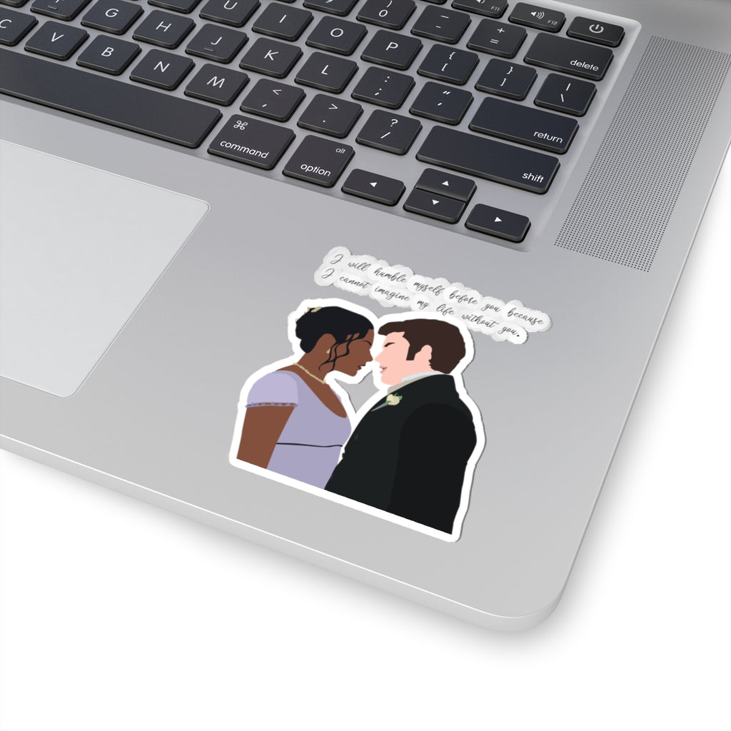 I Will Humble Myself Before You Anthony & Kate Bridgerton Netflix Sticker
