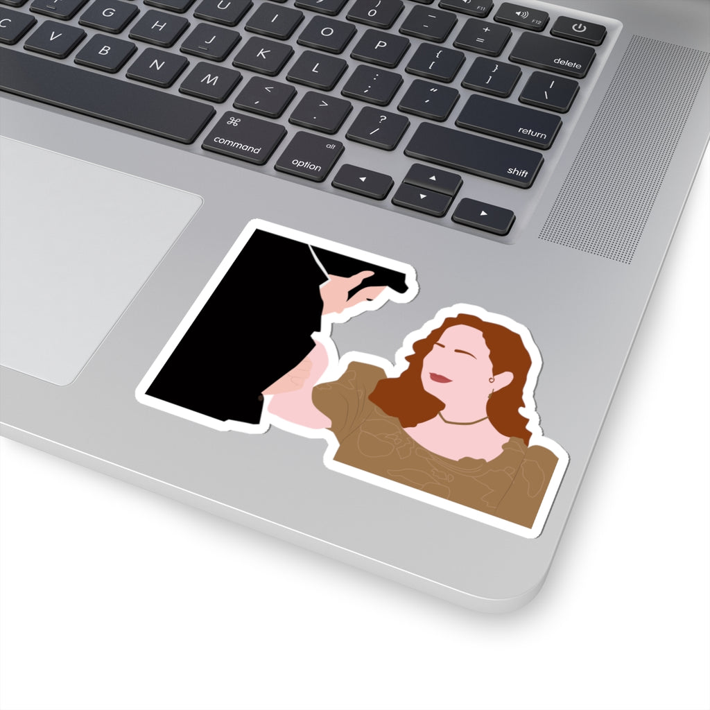 Colin & Pen Hand Kiss Bridgerton Netflix Sticker