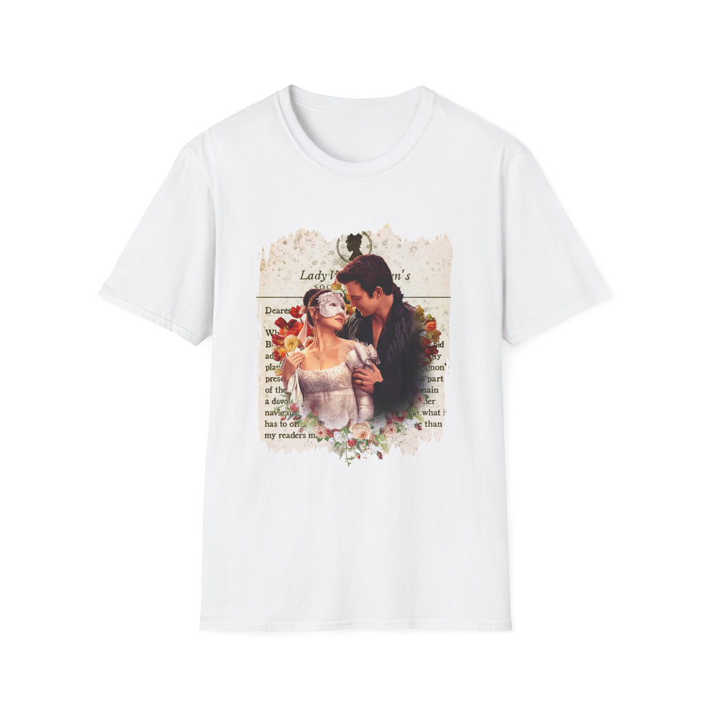Benedict Bridgerton & The Lady In Silver Sophie Baek Lady Whistledown Society Papers T-Shirt