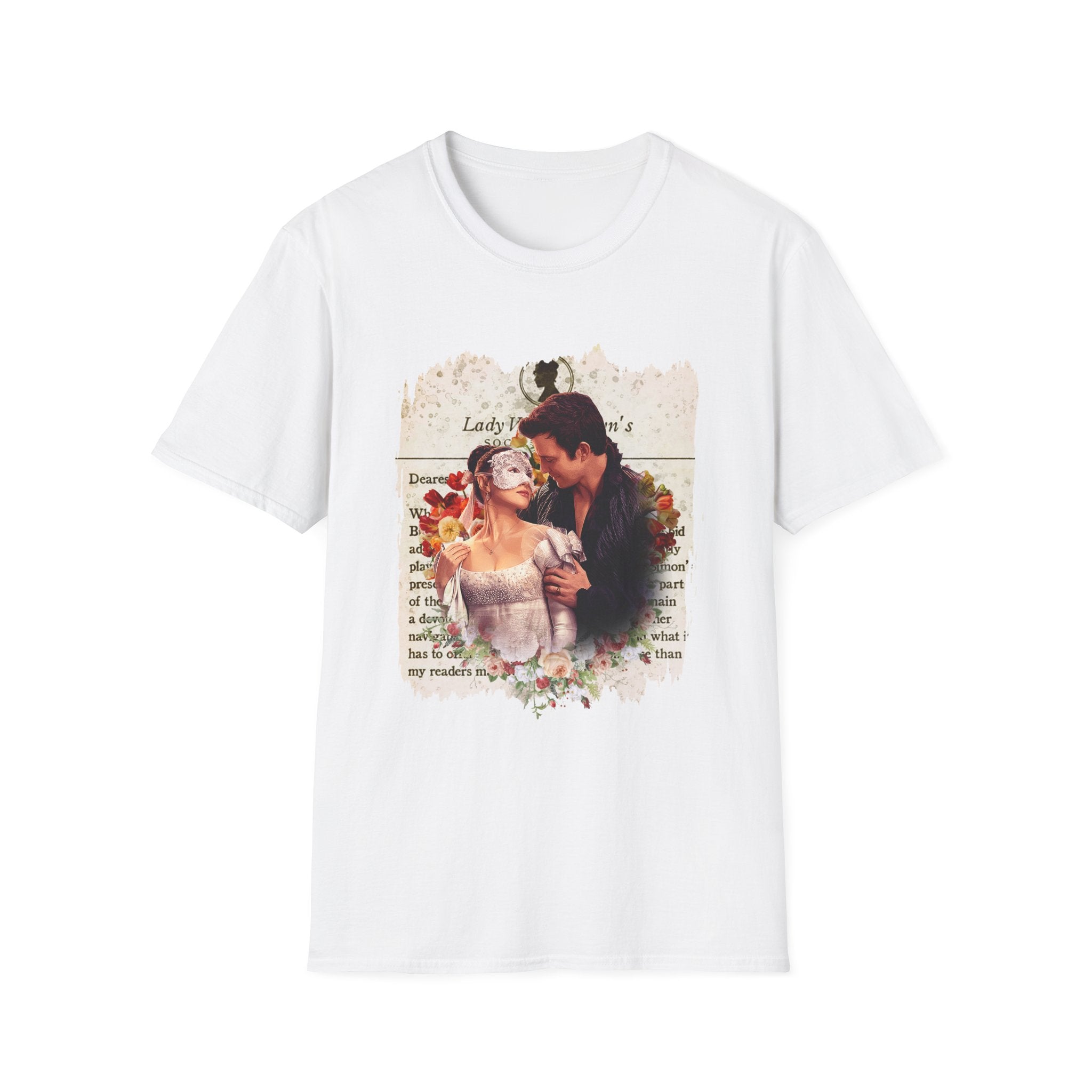 Benedict Bridgerton & The Lady In Silver Sophie Baek Lady Whistledown Society Papers T-Shirt