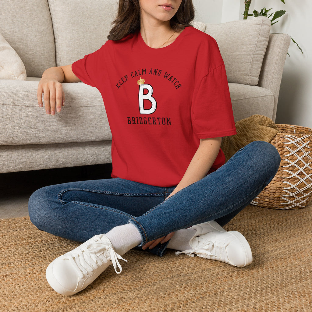 Keep Calm And Watch Bridgerton Netflix Bridgerton Cute T-Shirt