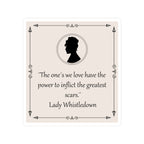 The One's We Love Have The Power Lady Whistledown Bridgerton Netflix Sticker