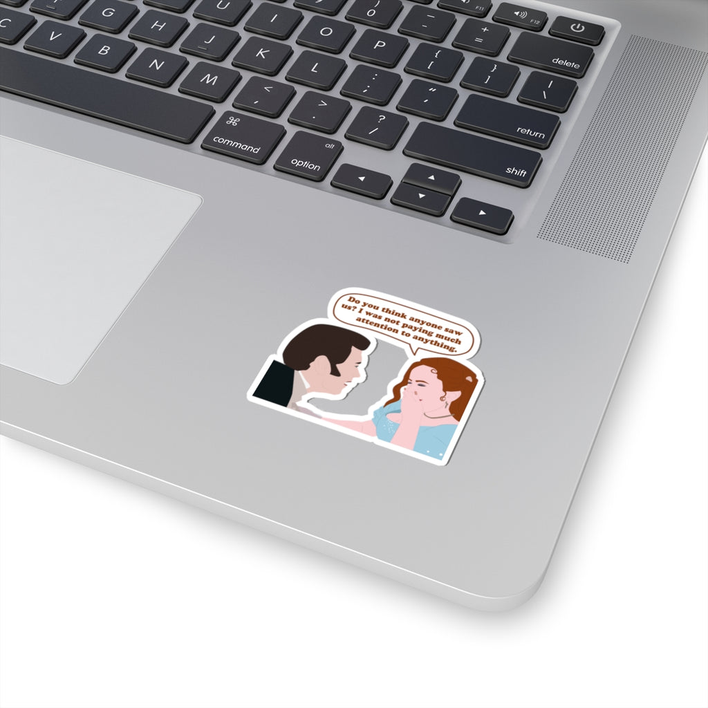 Do You Think Anyone Saw Us? Colin & Penelope Bridgerton Netflix Sticker