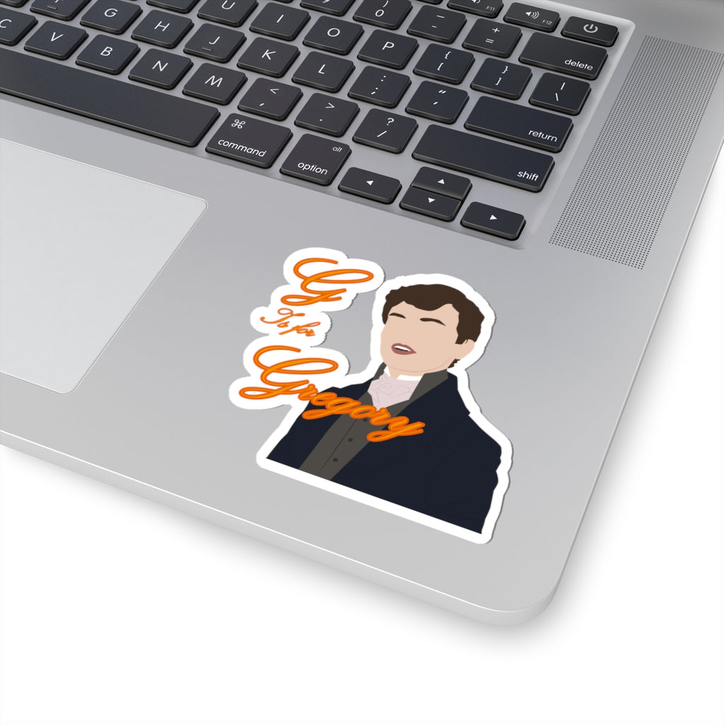 G Is For Gregory Bridgerton Netflix Sticker