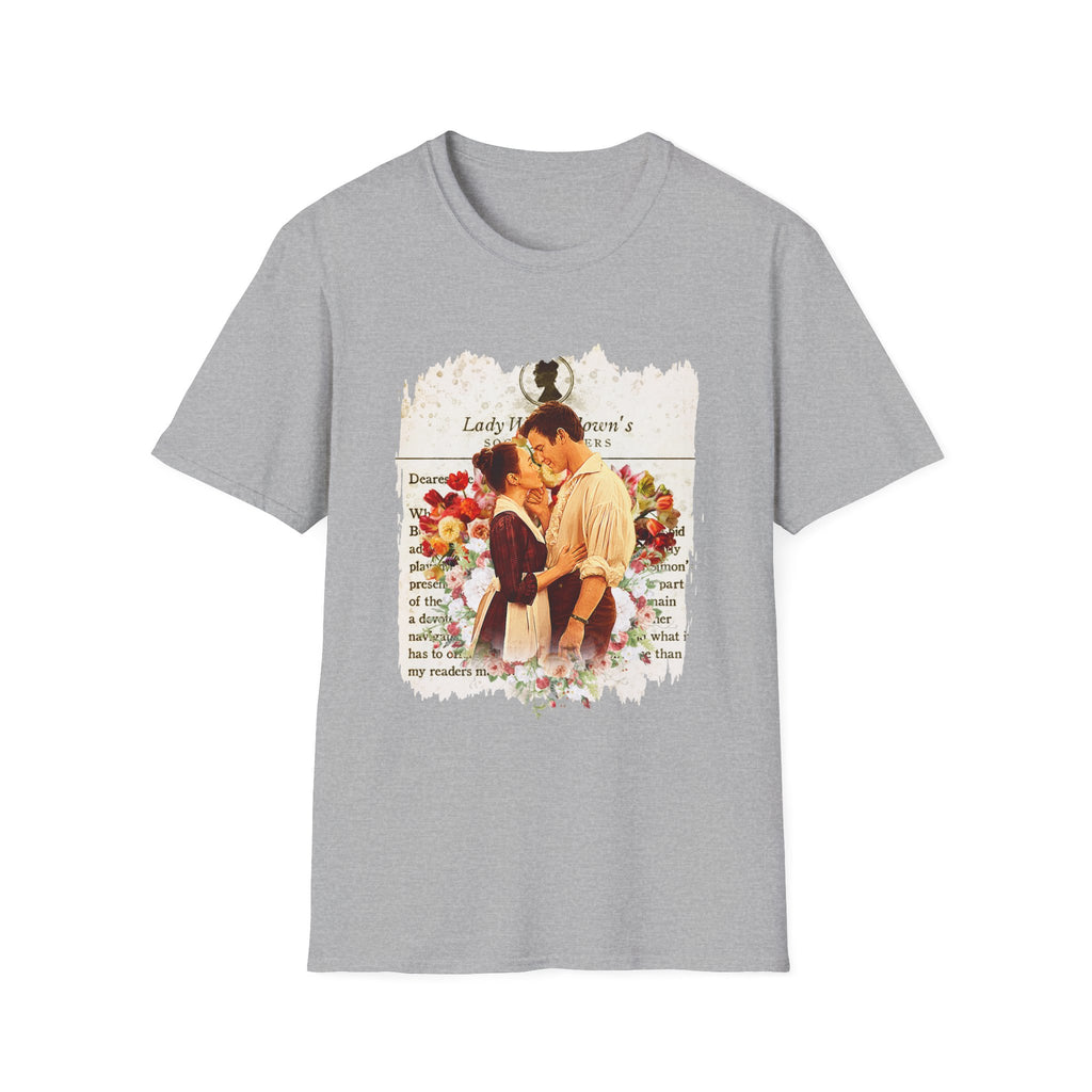 Benedict Bridgerton & Maid Sophie Baek Lady Whistledown Society Papers Netflix T-Shirt