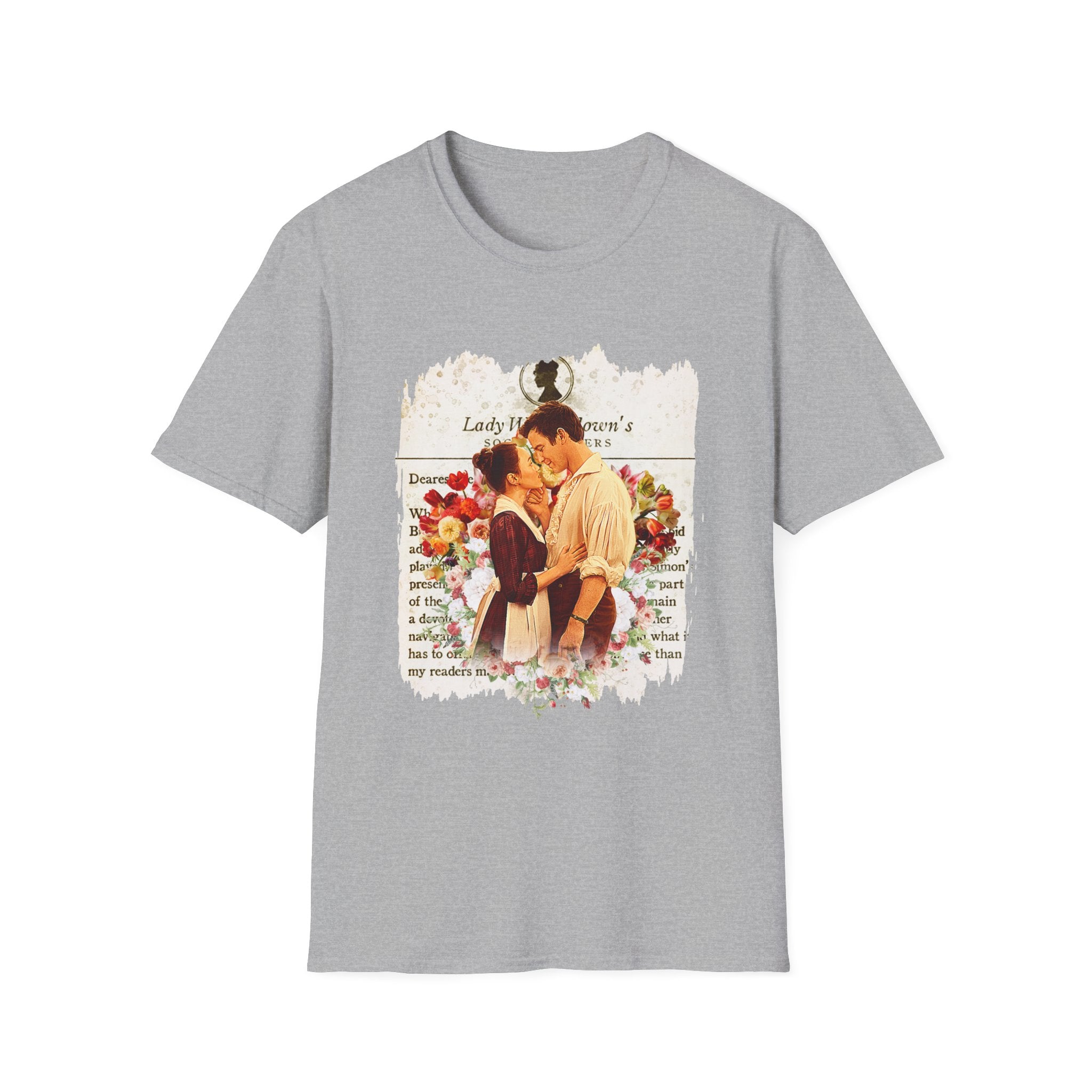 Benedict Bridgerton & Maid Sophie Baek Lady Whistledown Society Papers Netflix T-Shirt
