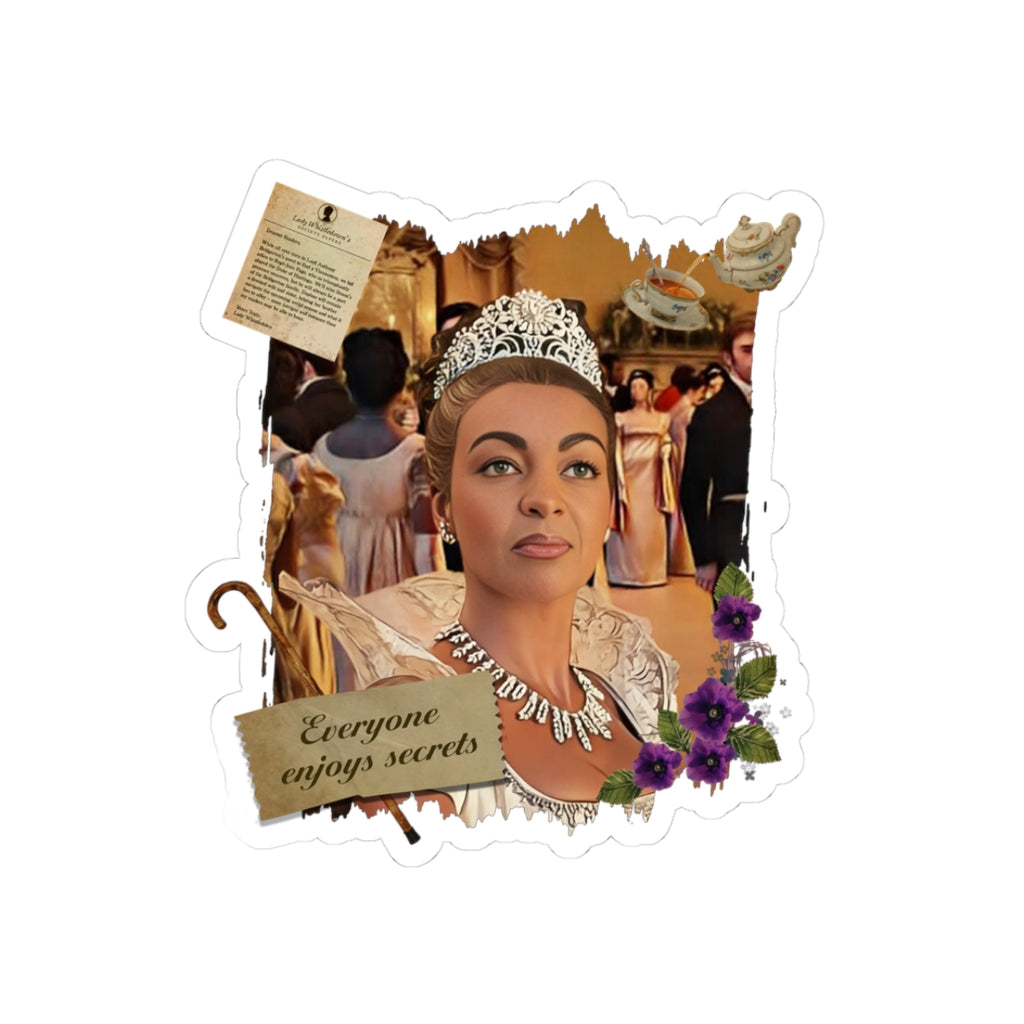 Everyone Enjoys Secrets Lady Danbury Bridgerton Netflix Sticker