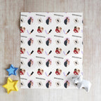 The Duke and I Simon & Daphne Bridgerton Pattern Throw Blanket