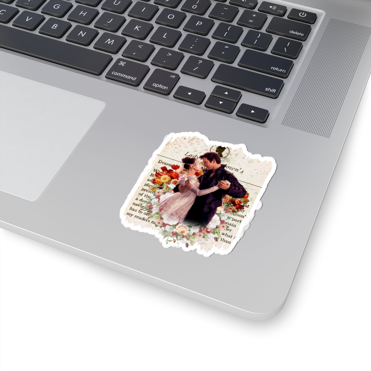 Benedict Bridgerton & The Lady In Silver Lady Whistledown Society Papers Netflix Sticker