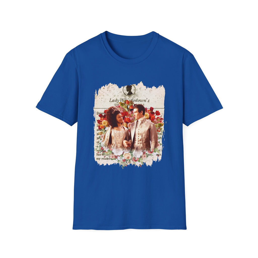 Young Queen Charlotte & King George Lady Whistledown Society Papers Netflix T-Shirt