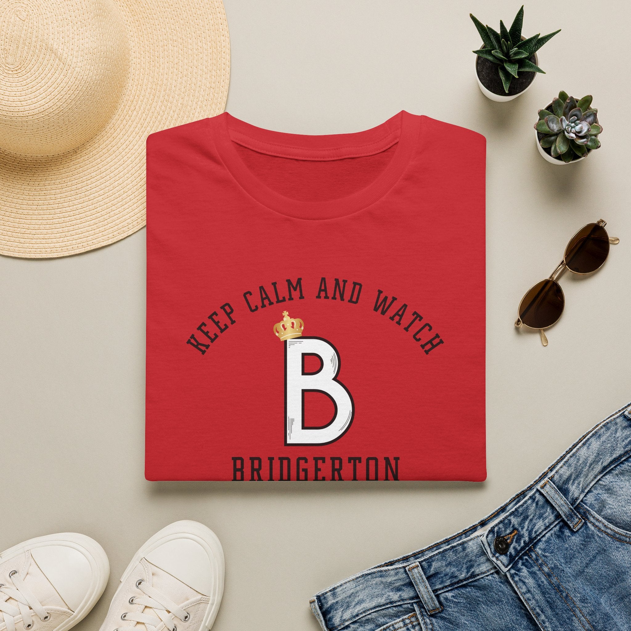 Keep Calm And Watch Bridgerton Netflix Bridgerton Cute T-Shirt