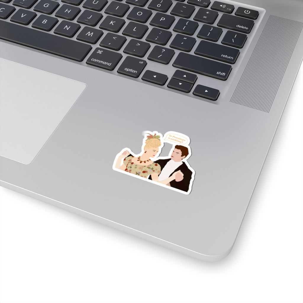Is Penelope Looking? Cressida Cowper & Colin Bridgerton Netflix Sticker