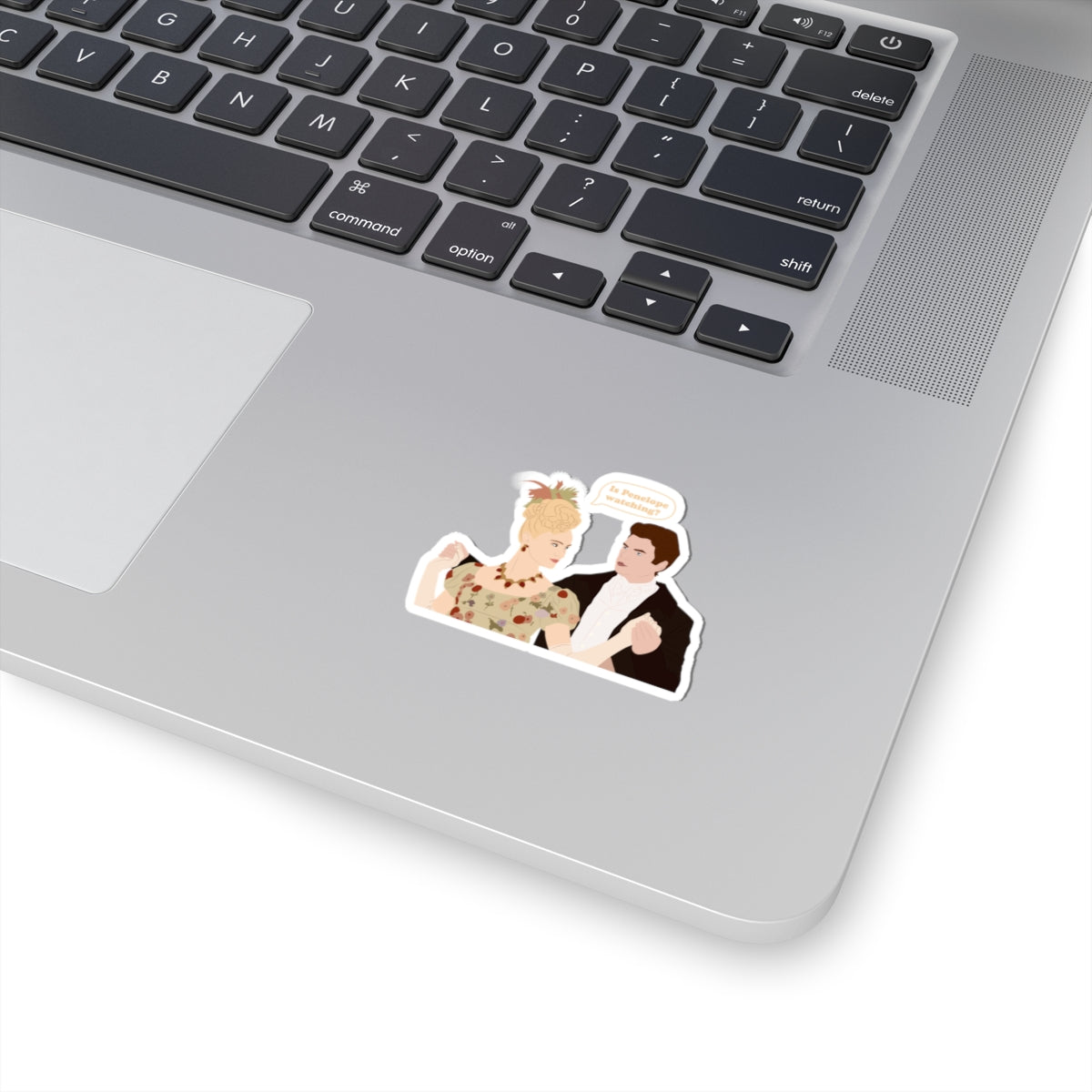 Is Penelope Looking? Cressida Cowper & Colin Bridgerton Netflix Sticker