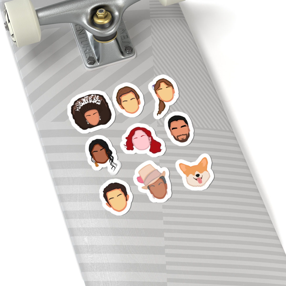 Penelope, Colin, Kate, Anthony, Daphne, Simon, Queen Charlotte Newton Emoji Bridgerton Netflix Sticker