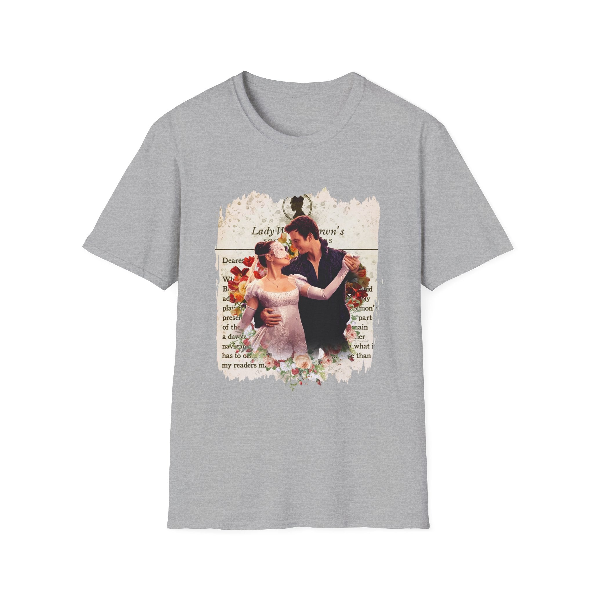 Benedict Bridgerton & Sophie Baek Lady In Silver Lady Whistledown Society Papers Netflix T-Shirt