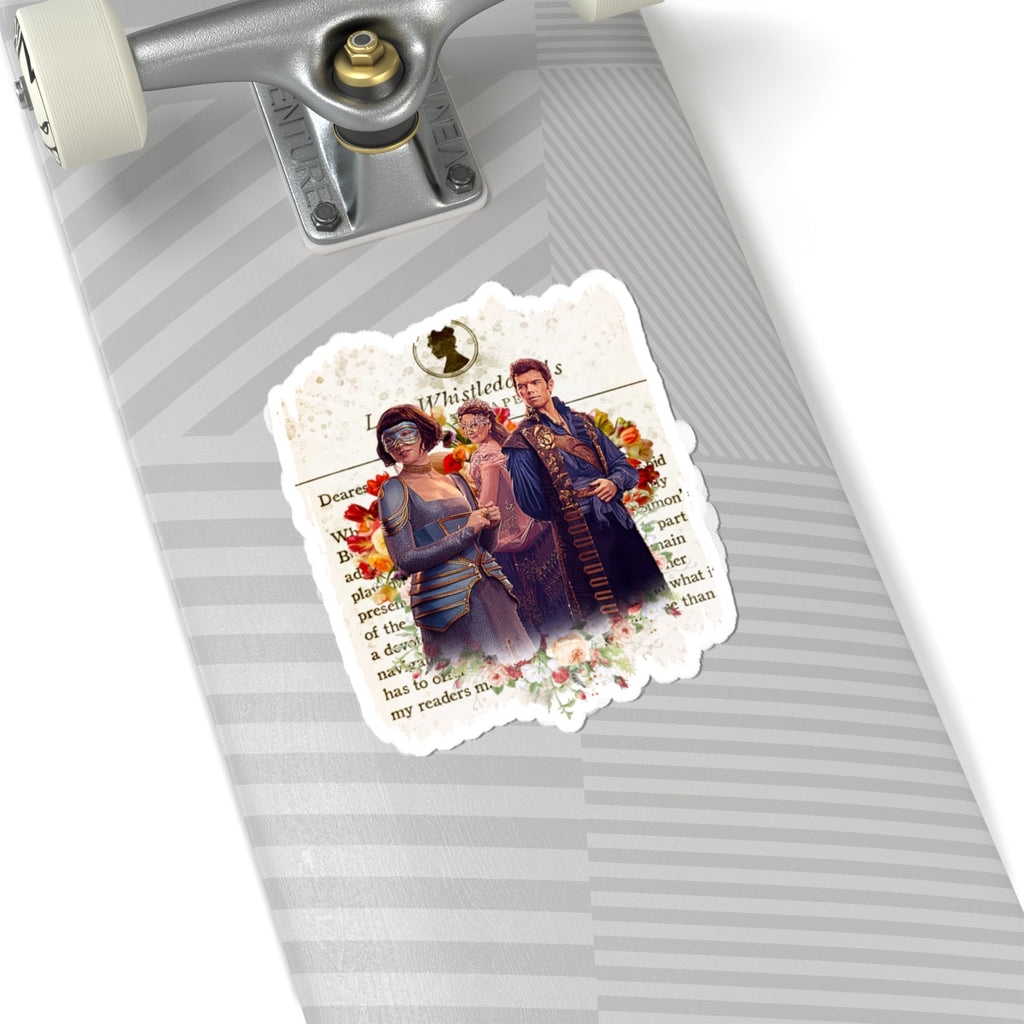 Eloise, Colin & Violet Brigerton Lady Whistledown Society Papers Sticker