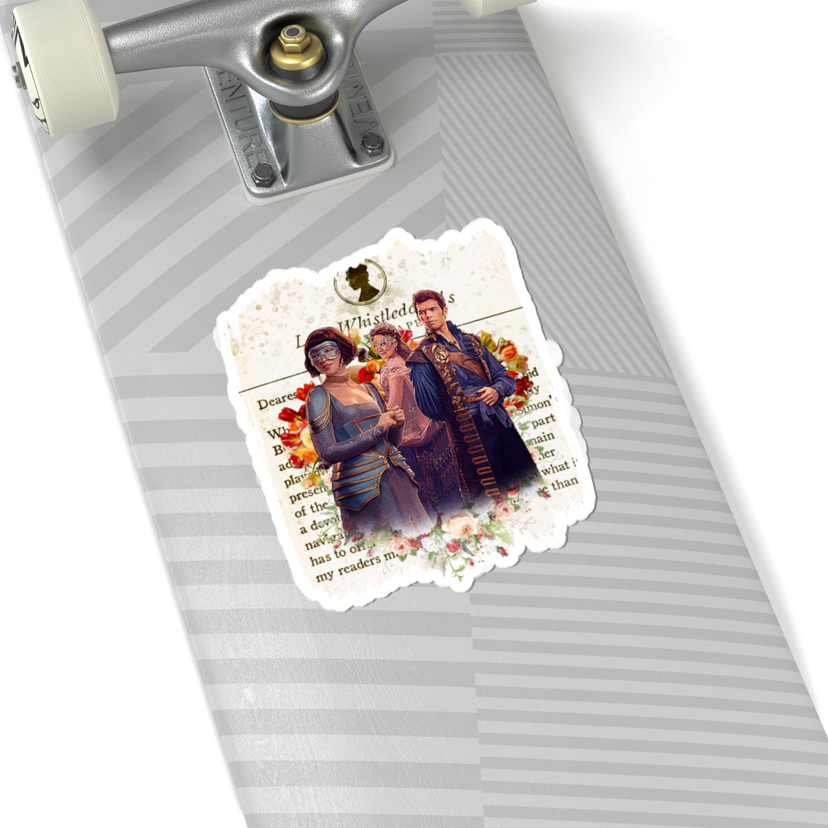 Eloise, Colin & Violet Brigerton Lady Whistledown Society Papers Sticker