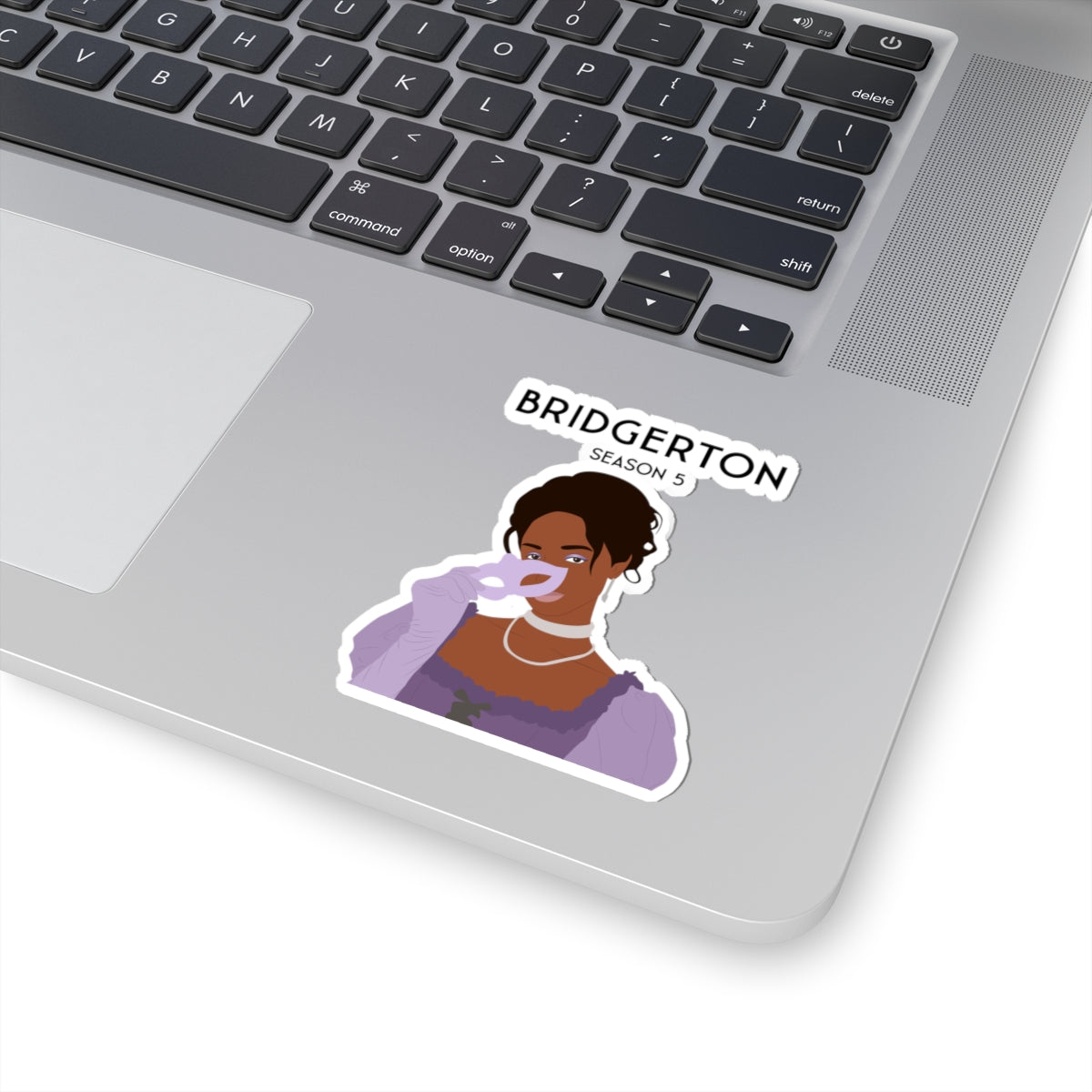 Michaela Stirling Mask Bridgerton Season 5 Netflix Sticker