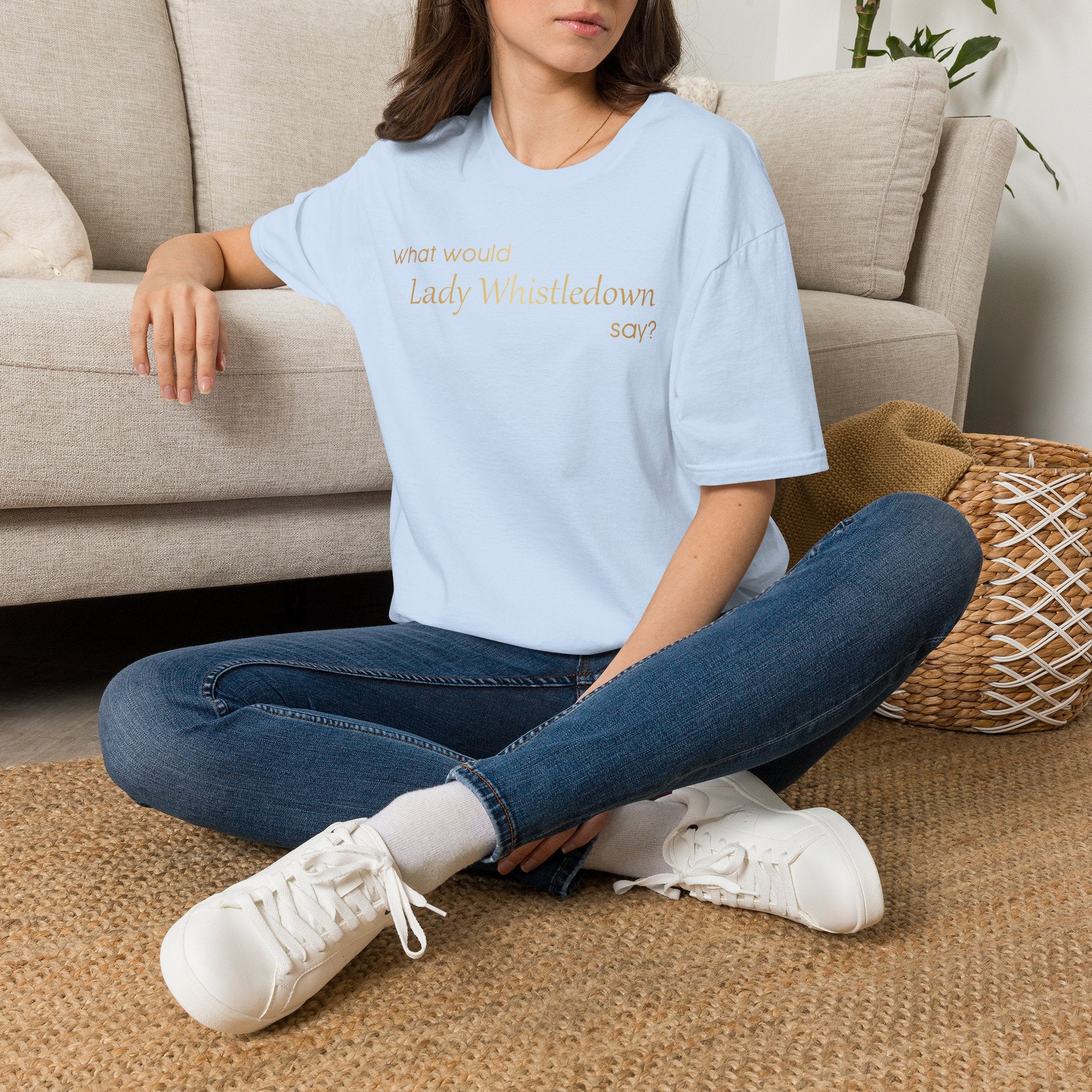 What Would Lady Whistledown Say? Bridgerton Netflix T-Shirt