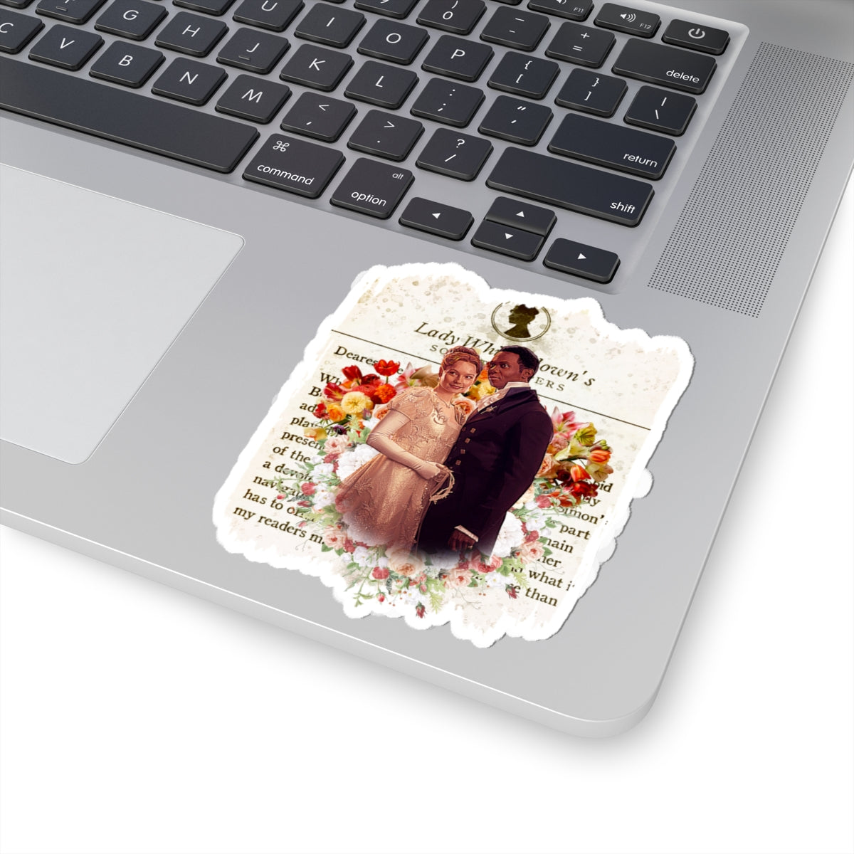 John Stirling & Francesca Bridgerton Stirling Lady Whistledown Society Papers Netflix Sticker