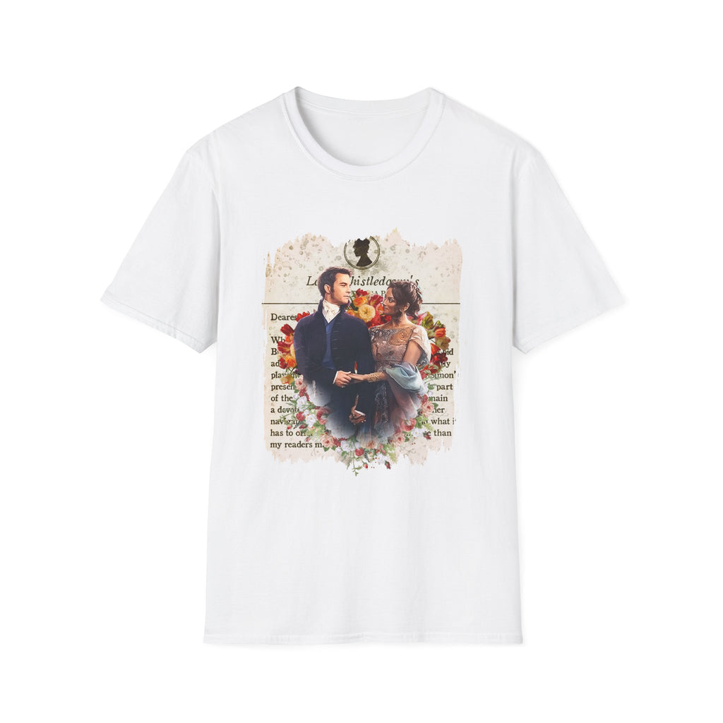 Anthony Bridgerton & Kate Bridgerton Lady Whistledown Society Papers Netflix T-Shirt