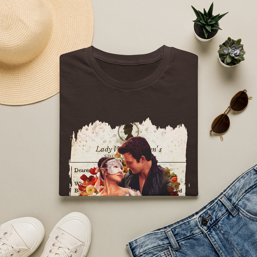 Benedict Bridgerton & The Lady In Silver Sophie Baek Lady Whistledown Society Papers T-Shirt