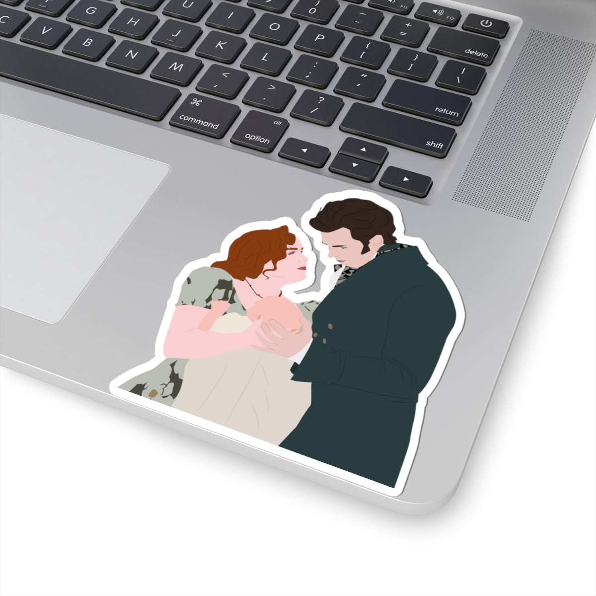 Colin, Penelope & Baby Lord Featherington Bridgerton Netflix Sticker