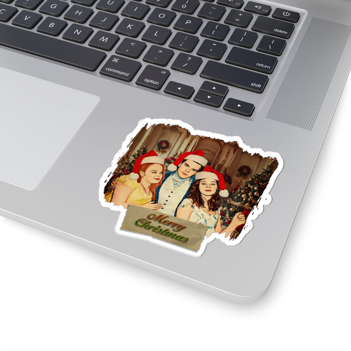 Merry Christmas Eloise, Colin & Penelope Bridgerton Netflix Sticker