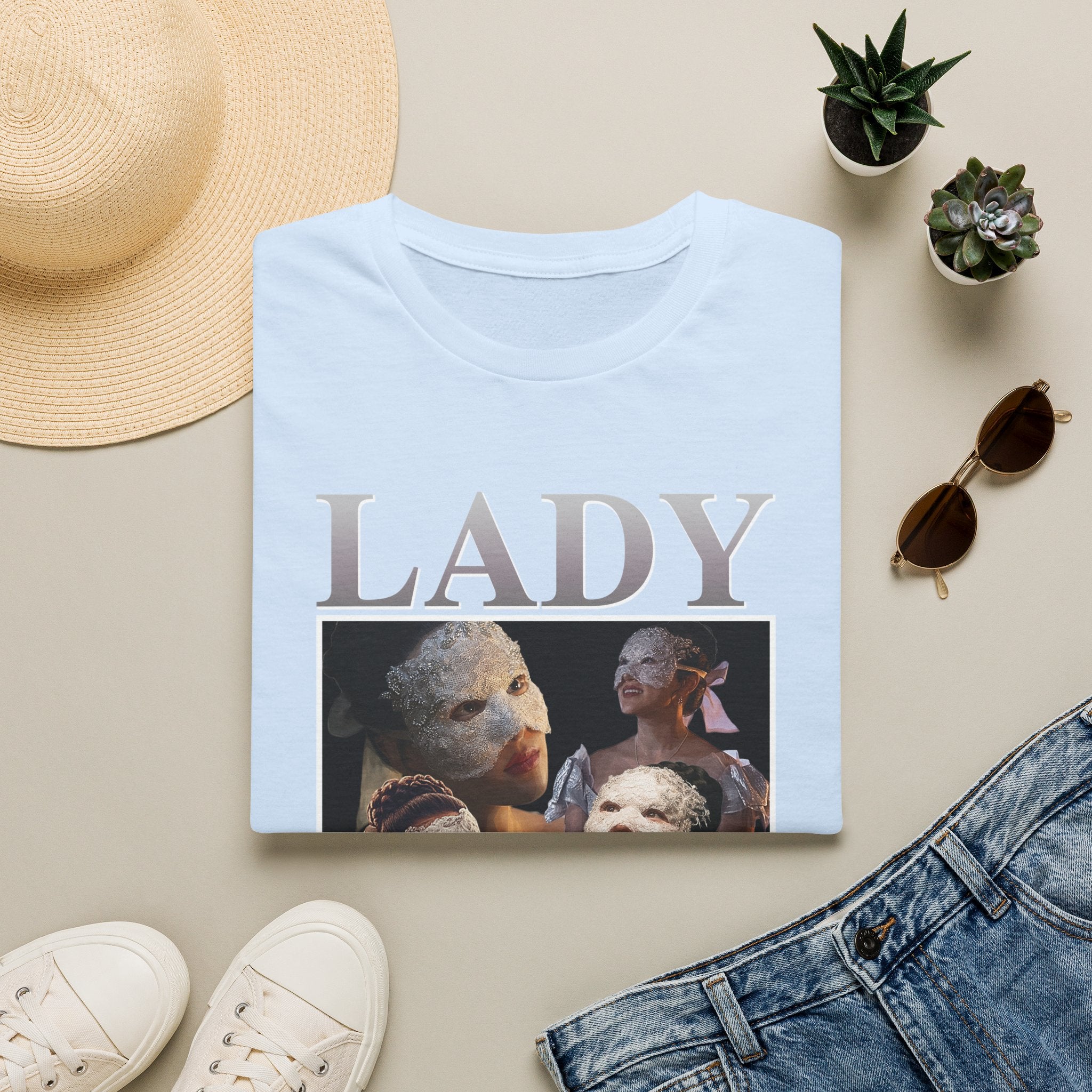 Lady In Silver 90's Bridgerton Netflix T-Shirt