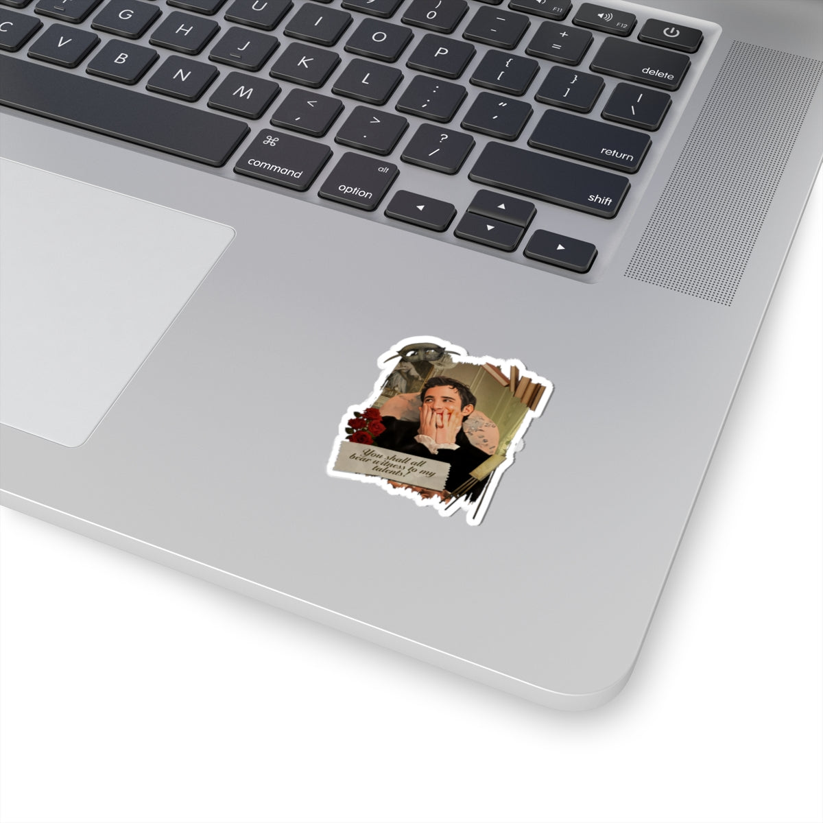 You Shall All Bear Witness To My Talents Benedict Bridgerton Quote Netflix Sticker