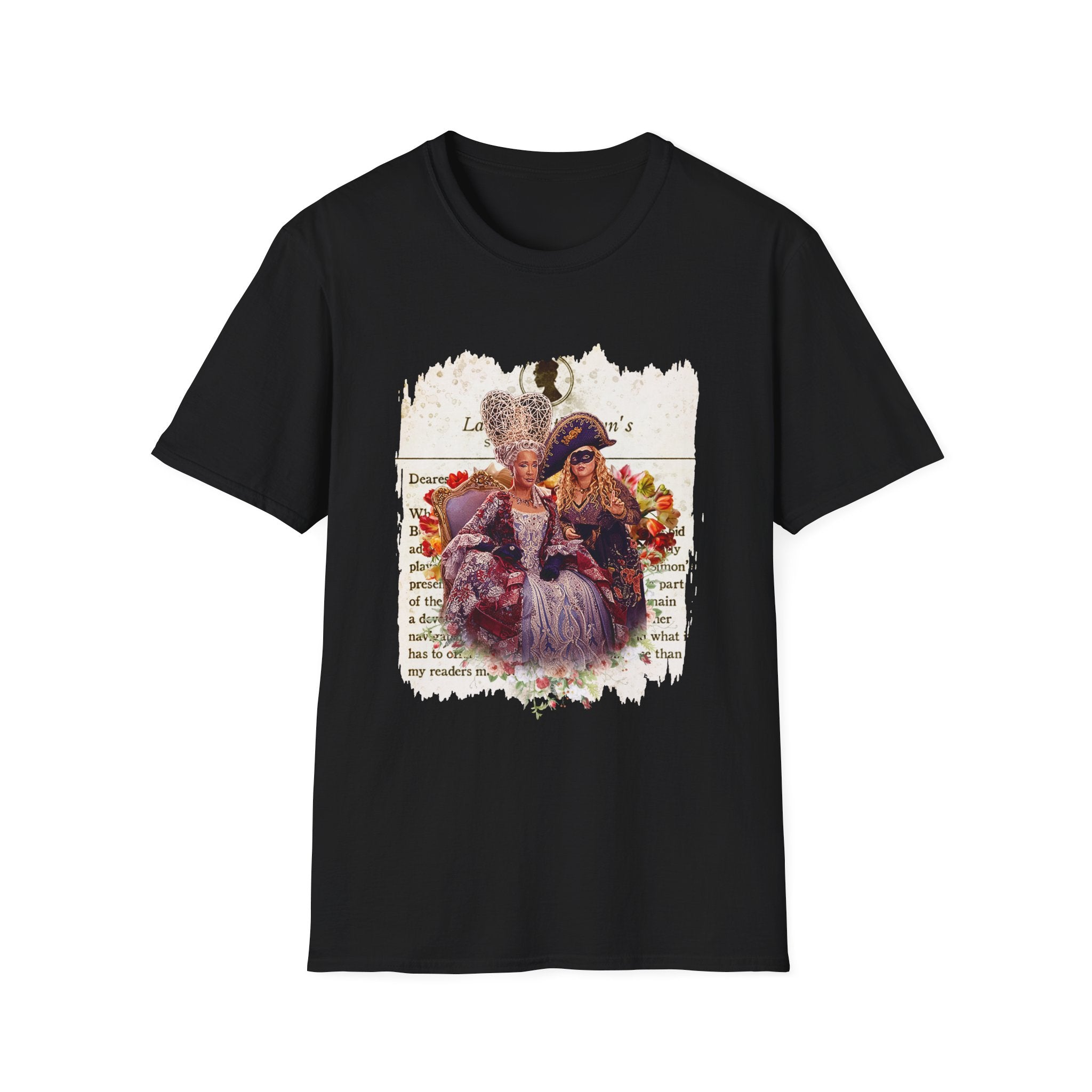Queen Charlotte & Penelope Bridgerton Lady Whistledown Society Papers Netflix T-Shirt