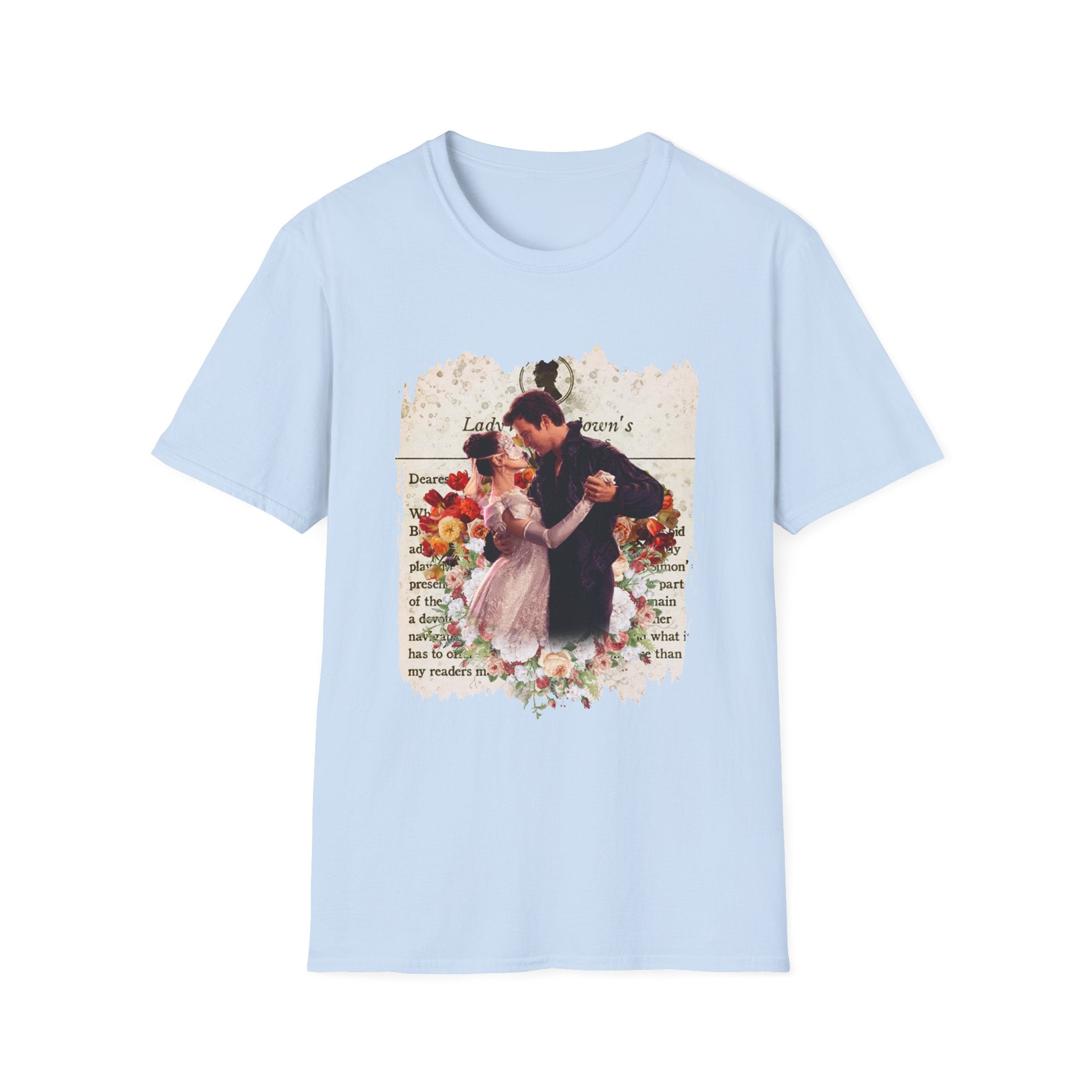 Benedict Bridgerton & The Lady In Silver Lady Whistledown Society Papers Netflix T-Shirt