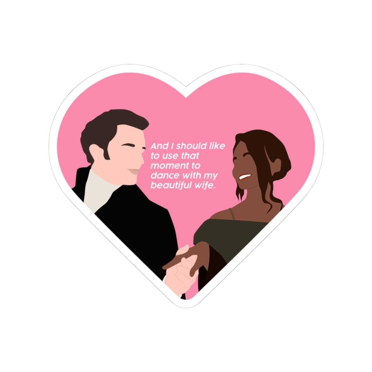 Netflix Bridgerton Anthony & Kate Bridgerton Dance Sticker