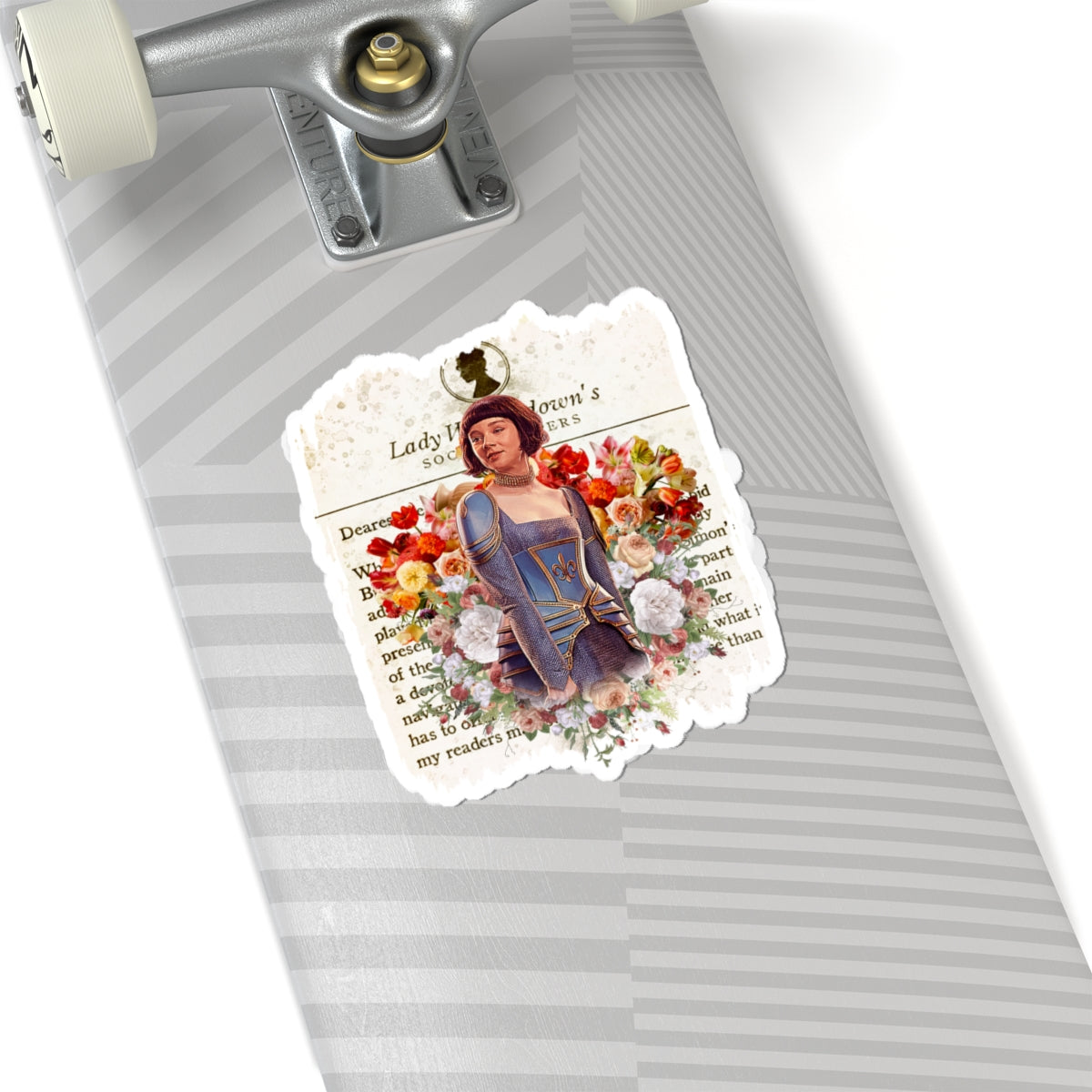 Eloise Bridgerton Masquerade Ball Lady Whistledown Society Papers Netflix Sticker