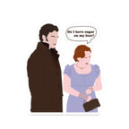 Do I Have Sugar On My Face? Penelope & Colin Bridgerton Netflix Sticker