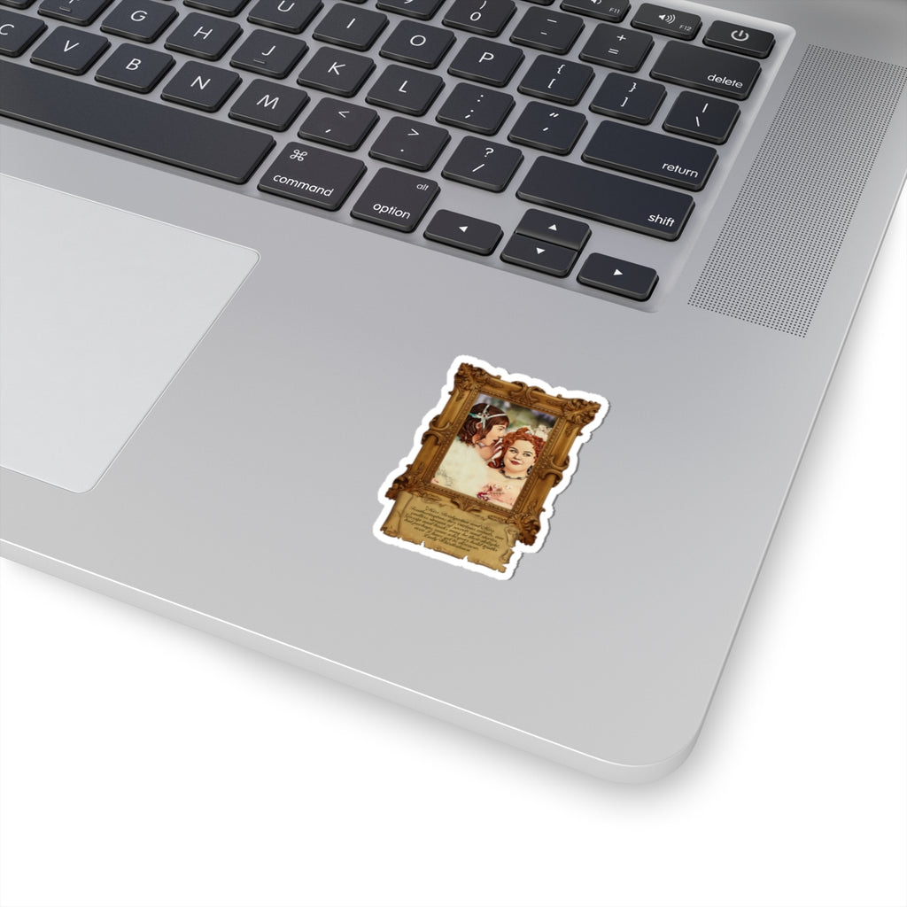 Penelope and Eloise Gossip Portrait Bridgerton Netflix Sticker